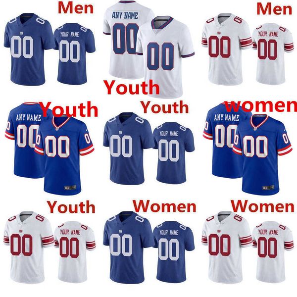 

football jerseys 5 kayvon thibodeaux custom new york''giants''men women youth 70 evan neal 26 saquon barkley 3 sterling, Black;red