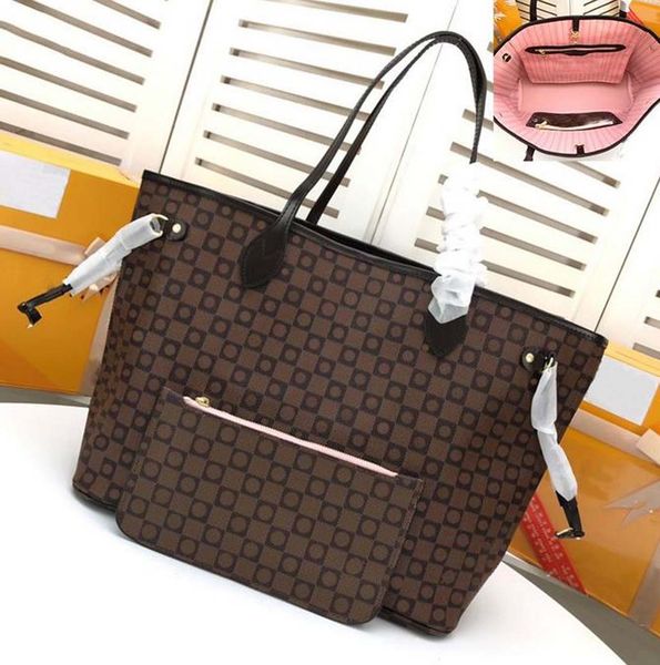 

designer bags tote bag fashion totes flower leather handbag women bags high capacity composite shopping shoulder bagss brown wallets crossbo