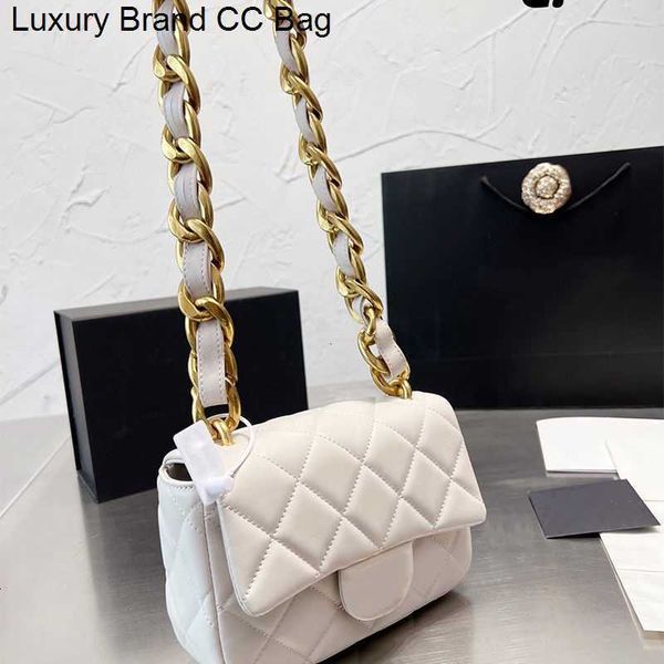 

shoulder bags retro designer bag luxury cc bags fashion shoulder women classic genuine leather mini 20cm wallets girl handbag golden heavy c