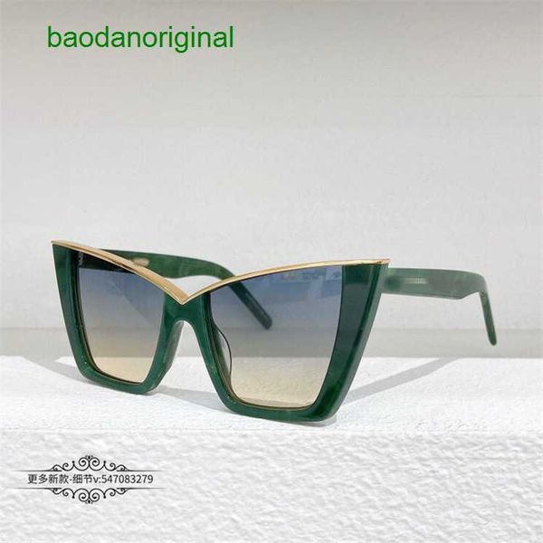 

sainte larurt designer sunglasses ins windnet red same style cat eyes personality fashion sunglasses female sl570 b9mx, White;black