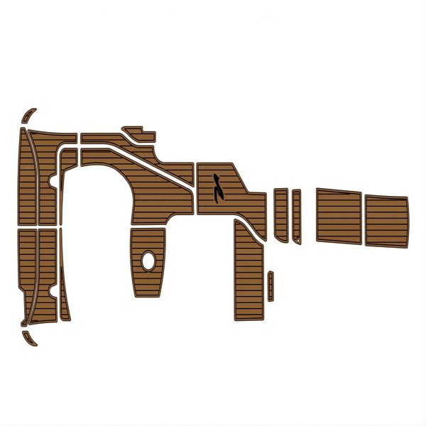 

quality 2007-2009 sea ray sundancer 310 swim platform cockpit pad boat eva teak floor