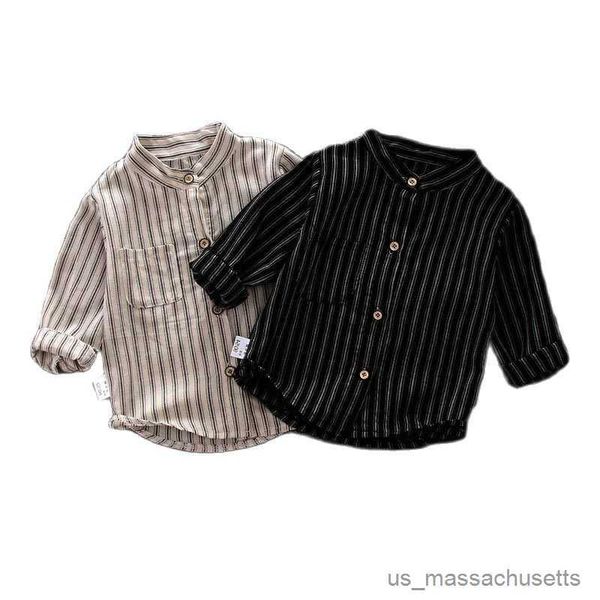 

shirts new stripe shirt clothes baby spring autumn long sleeves thin shirts 1 years kids cotton toddler infant boy shirt, White;black