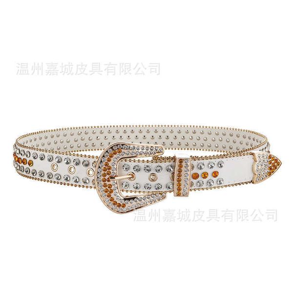 

pin buckle style spicy girls fashion versatile patent leather women's black decoration belt diamond, Black;brown