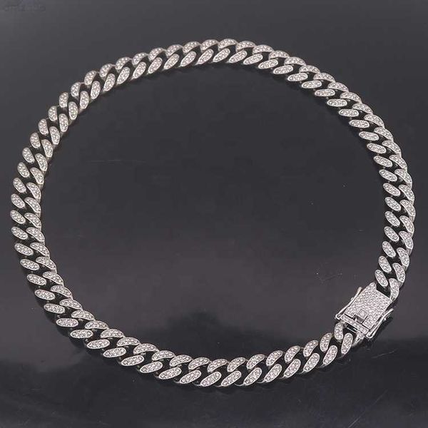 

difeiya sterling silver cuban chain necklace iced cuban chain necklace cubic zirconia necklace