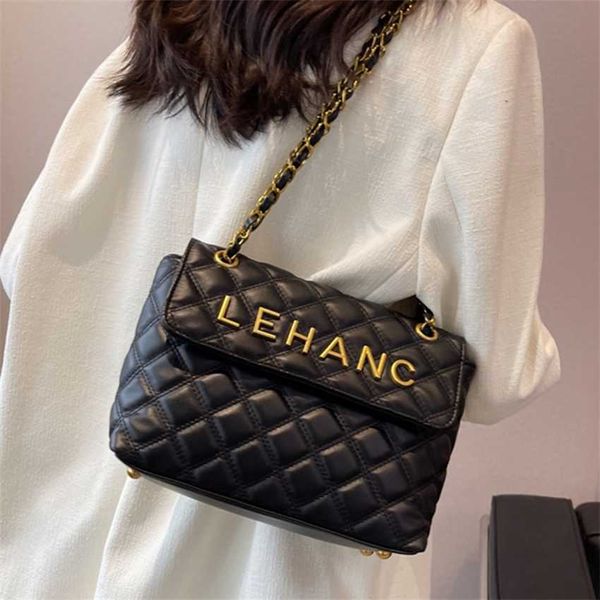 

20% off 2023 handbag lingge chain women's new korean version high capacity embroidered shoulder fashion versatile western style crossbo
