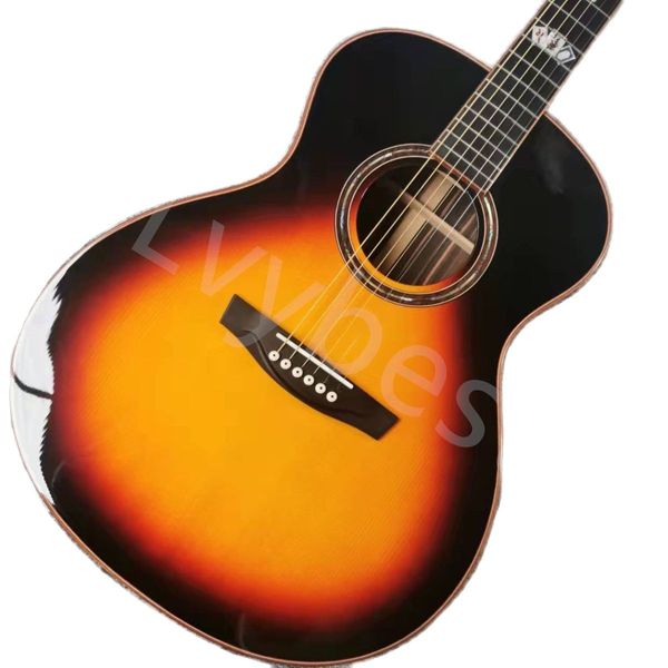 

lvy40 "om series spruce veneer + hey sandalwood acoustic acoustic guitar