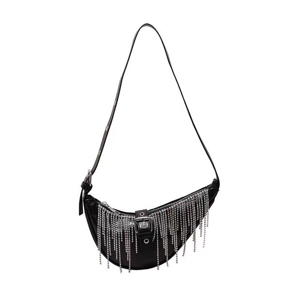 

the latest explosive street sense shoulder bag fashion everything underarm bag saddle bag