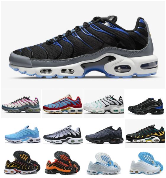 

classic mens tn running shoes triple white gradient black royal blue club red pink teal volt yellow teal chaussures tns requin seafoam grey