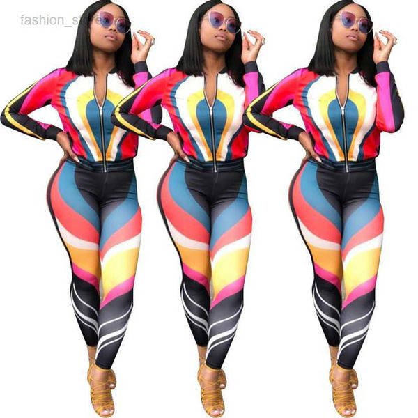 

women jogger suits print long sleeve sweatsuits fall winter tracksuits jacket+pants two pieces set outfits plus size sportswear 4393, Gray