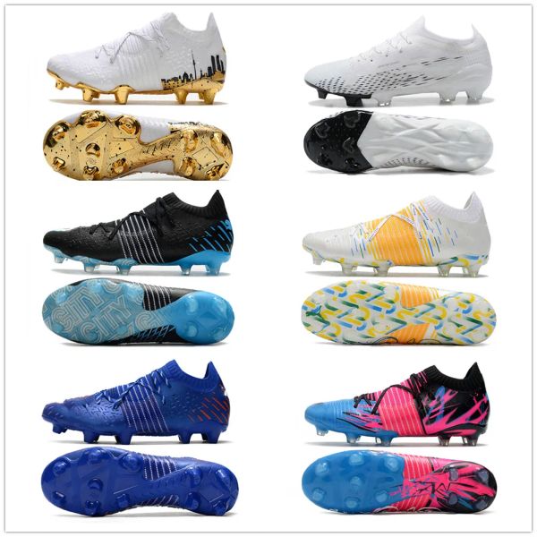 

future new star waterproof full knitted soccer shoe fg tf men's and women's broken nail mg nail game training shoe