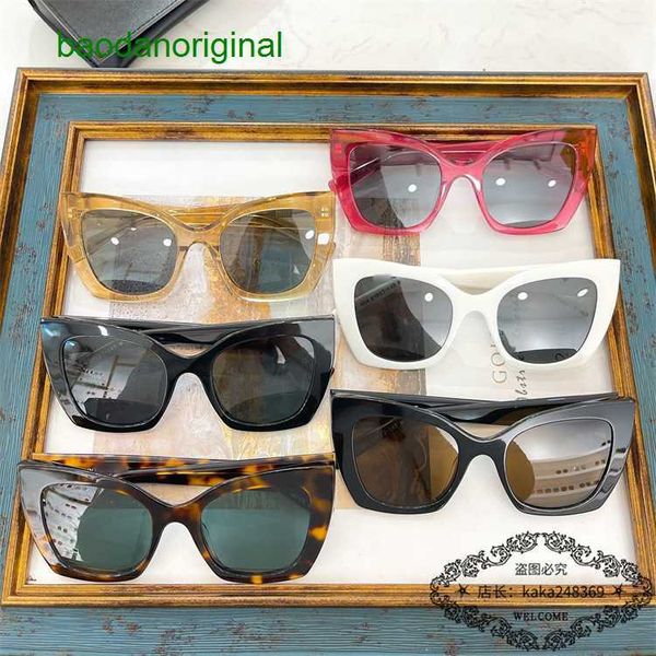 

sainte larurt designer sunglasses 2023 new cat's eye slp ins same style personalized sunglasses sl552, White;black