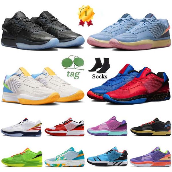 

running shoe ja 1 day 1 ja morant first signature sneakers men women for sale grinch dark grey pure platinum bright mango discount green bla