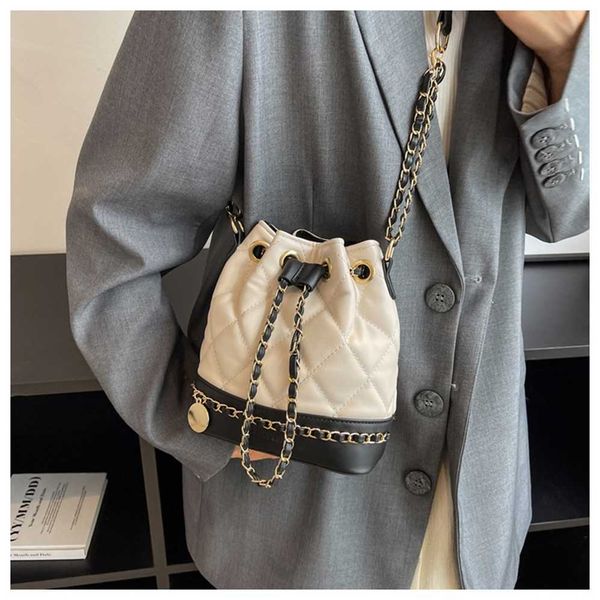 

luxury handbags sale new exquisite lingge bucket bag women's autumn drawstring chain one shoulder crossbody