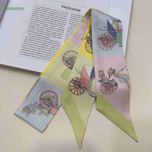 

hemres designer cravat holiday style printed small ribbons mulberry silk binding bag hair accessories 18m scarf twill strip v348, Black;purple