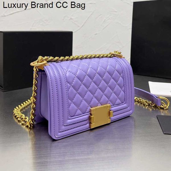 

shoulder bags 2022ss womens classic mini flap lambskin quilted cc bags gold metal hardware chain strap crossbody shoulder purse outdoor saco
