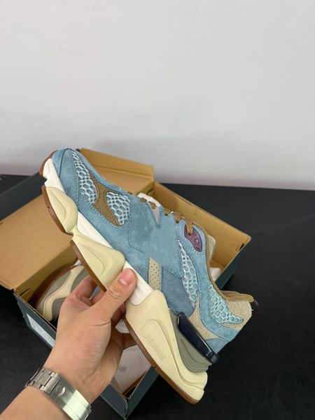 

2023 dad running shoes and footwear bodega age of discovery 9060 blue sea salt beige lifestyles athletic men women sport sneakers with box