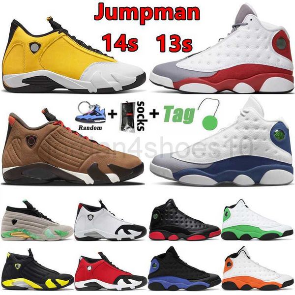 

jumpman 14 basketball shoes mens 14s ginger winterized brown gym red 13s french blue grey toe atmosphere brave men women sports sneakers tra