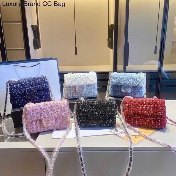 

handbag bags designer bag cc fashion messenger bag crossbody shoulder 20cm cf flap woolen cloth quilted classic shoulder sling handbags woma