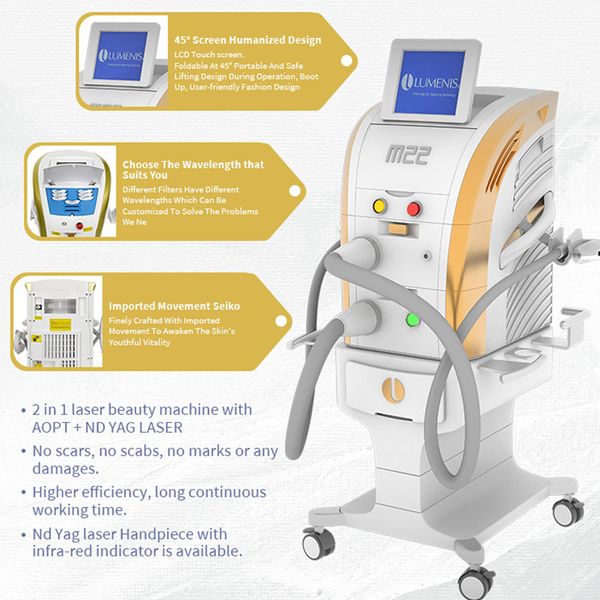 

m22 laser machine multifunction lumenis m22 ipl opt laser hair removal machine skin rejuvenation machine lumenis, Black