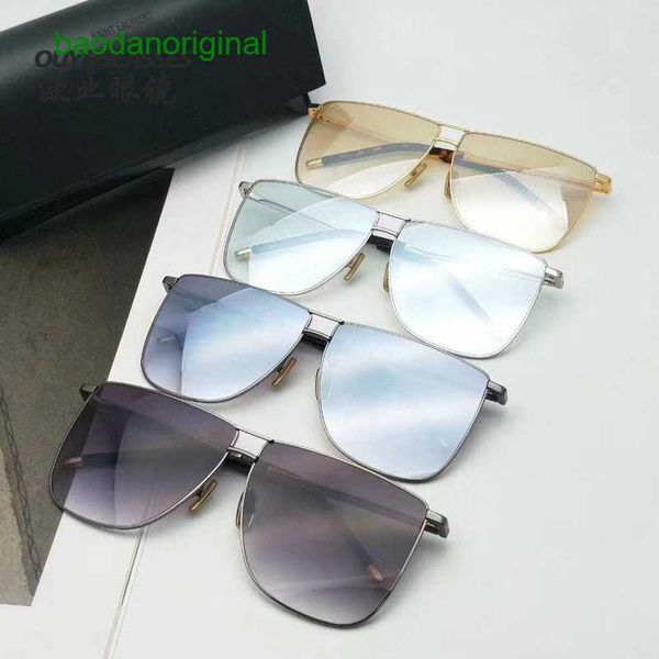 

sainte larurt designer sunglasses roland metal frame men's and women's sl699p star same sunglasses gradual color large show small, White;black