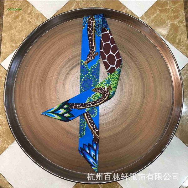 

hemres designer cravat french silk scarf three color plaid women's rectangle headband usao, Black;purple