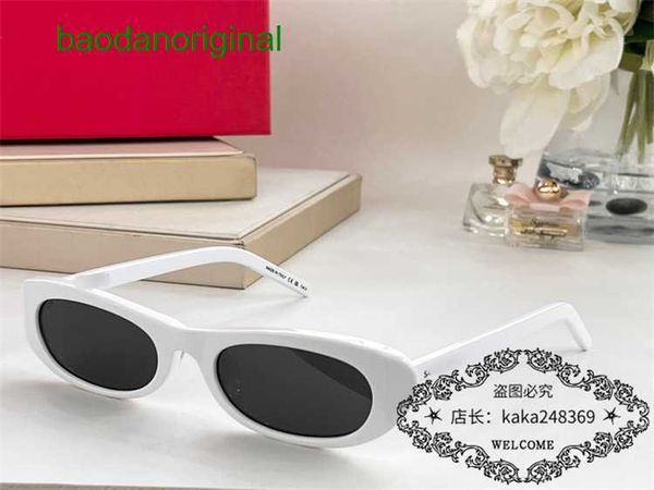 

sainte larurt designer sunglasses slp plate oval female star ins same style personality small box sunglasses sl557 2l1f, White;black
