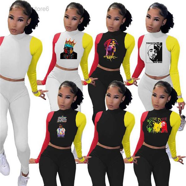 

plus size women outfits fall winter clothing tracksuits crop pants solid color two piece set black sweatsuit long sleeve sportswear 4377, Gray