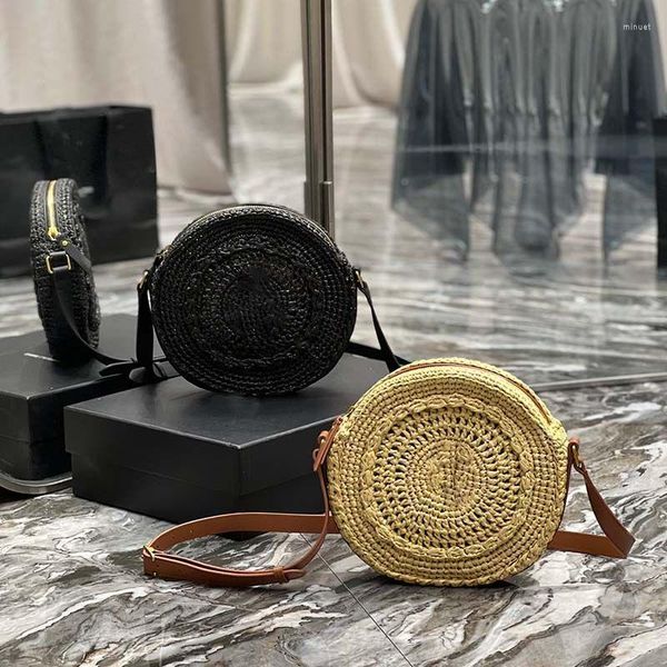 

backpack style straw bag luxury far quality handbag women leather shoulder single handle bags removable strap flap handbags famous designers