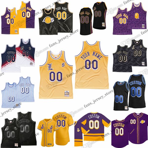 

james custom retro mitchell and ness basketball jerseys chamberlain reaves russell anthony malik mo davis beasley bamba rui hachimura brown, Black;red