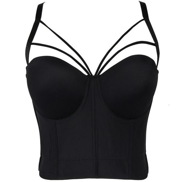 

camisoles tanks women fashion backless designer summer v neck nude black red cotton camisole ladies camis crop 230508, Black;white