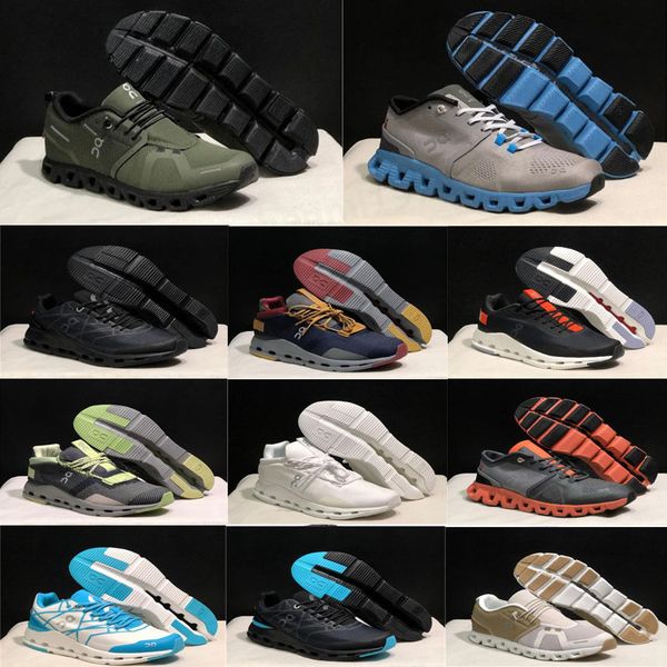 

mens running shoes on running cloud x 3 black white ash orange aloe storm blue rust red rose sand midnight heron fawn magnet fashion women m