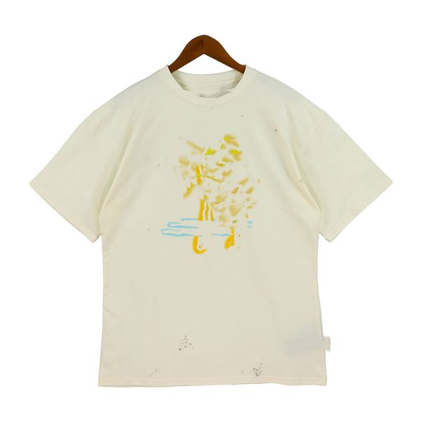

men's t-shirts fashion men t-shirt 2023 palm new cotton soft wrinkle resistant printing letters angels casual student couple short lini, White;black