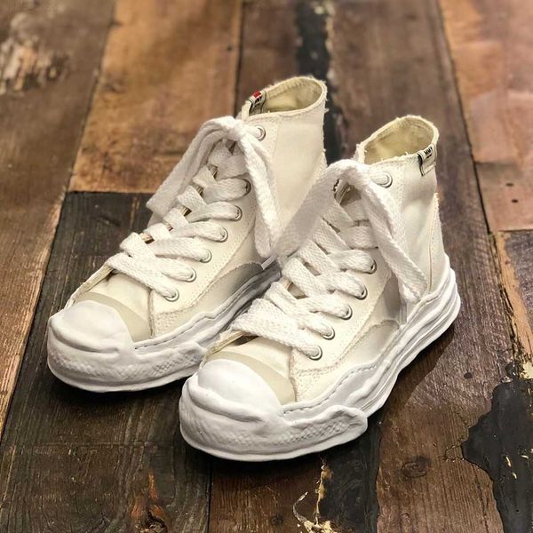 

dissolve mmy shoes maison mihara yasuhiro thick sole sports shoes high men's canvas women's casual couple shoes