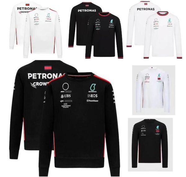 

f1 team long sleeve t-shirt summer racing crew neck polo shirt
