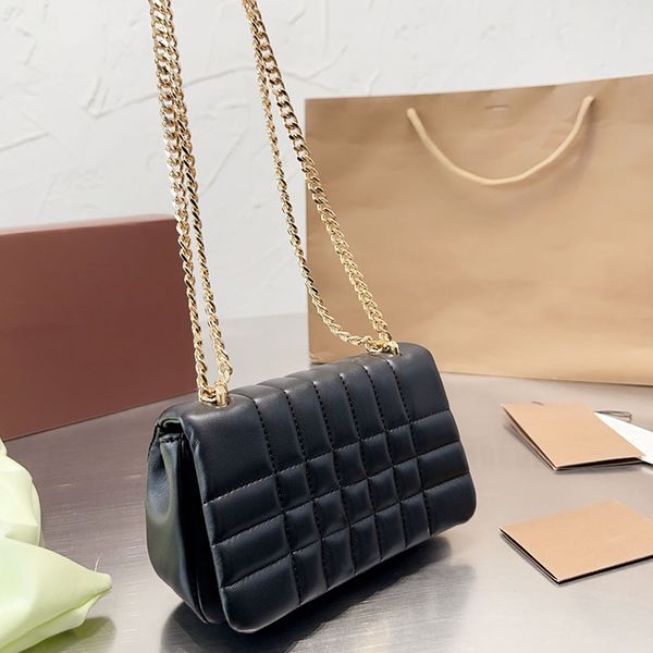 

bag totes designer shoulder bag burbrery plaid 4 colors leather lola crossbody fashion design womens chain bags wallet women handbags size 1