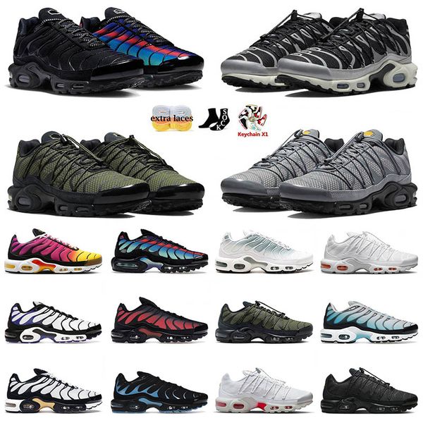

plus tn running shoes triple black white red olive black anthracite white unity hyper baltic blue gradient bred reflective outdoor sports sn