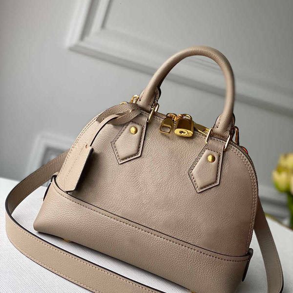 

2023 new 9a l bag delicate knockoff designer shoulder bag neo alma bb 25cm luxury hand bag m44826 yl075 g3t3, Black