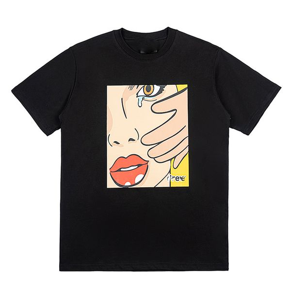 

summer mens designer t shirt casual man womens tees with letters print short sleeves sell luxury men hip hop clothes, White;black
