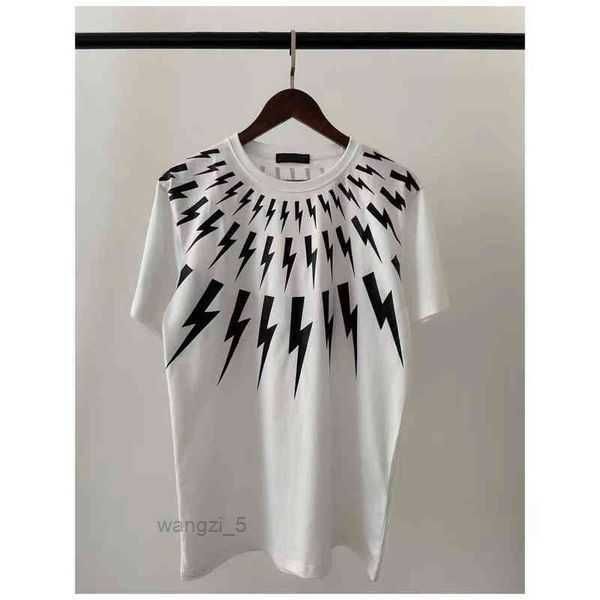 

shion-summer women men lady summer beach clothing short sleeve neil barrett casual tshirt 1 1 56xd, White;black