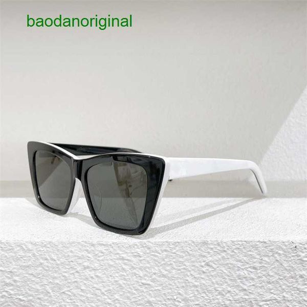 

sainte larurt designer sunglasses slp beaver hailey same cat eye personality fashion white black sunglasses female sl276 ih1b