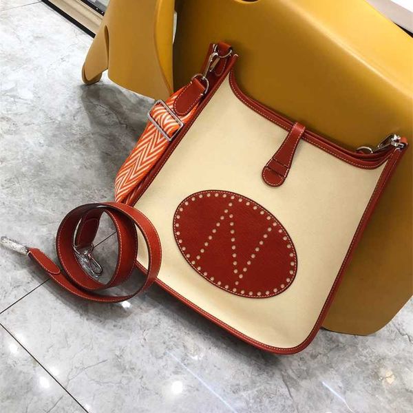 

evelyne crossbody large bags designer women's shoulder bags h erms 2023 new bag women's bag shoulder bag cowhide parquet bag textu
