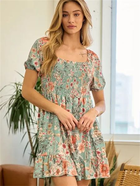 

lmd5363-tea time party floral dress, Black;gray