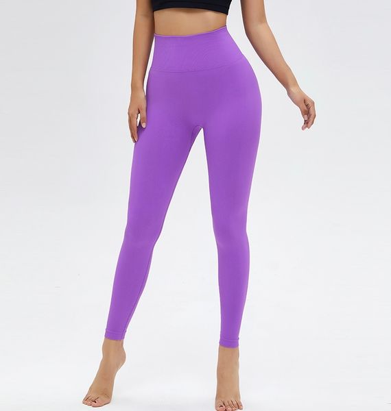 

lycra fabric solid color fitness pants high waist hip lift tight sports gym wear leggings yoga pants tummy control outdoor sports trousers.
