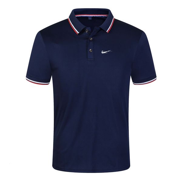 

men's polos 65 cotton summer polo solid short sleeve casual fashion tshirt 230506, White;black