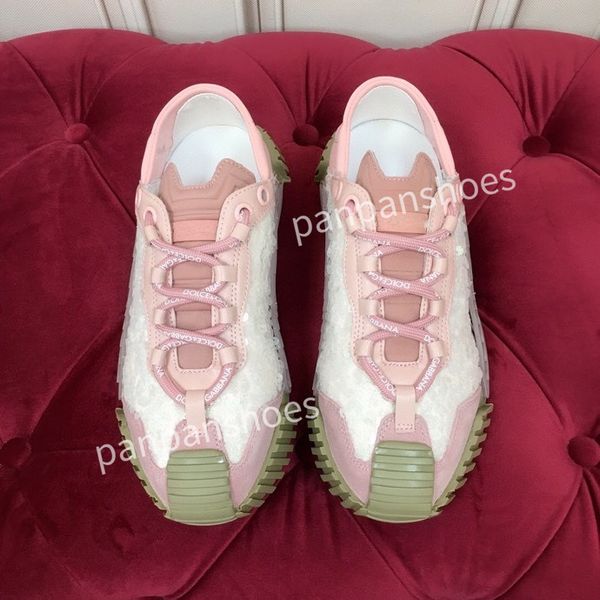 

2023fashion brand casual shoes women designer leather lace-up sneakers fashion lady flat running letters shoes platform gym sneakers, Black