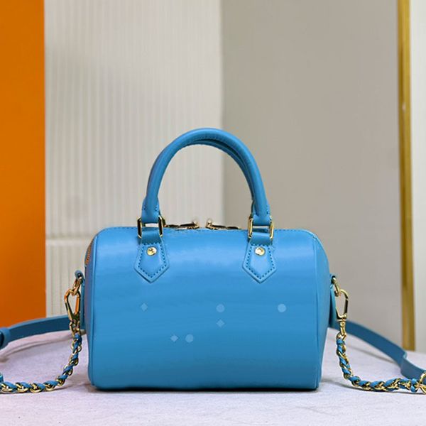 

pillow shoulder bags m22595 zipper bag lady speedy 20 designer handbag purse cowide large capacity quality tote fashion embossed letters cow