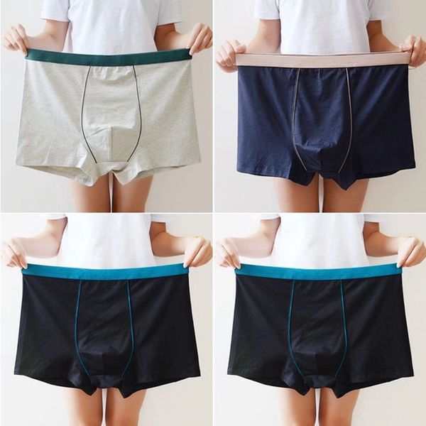 

underpants 6xl 7xl 8xl 9xl men's panties 100% cotton underwear man 100kg 150kg plus men boxer pants large size fat boxers 230508, Black;white