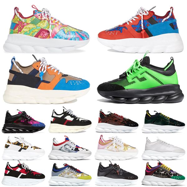 

2023 casual shoes italy chian reaction sneakers luxury designer shoe reflective height fashion triple black white multi-color suede womens m