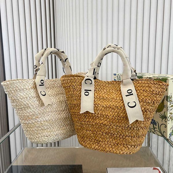 

woven totes designer handbag women beach bag raffia tote casual shoulder shopper bag woman handbags straw duffle basket bags purse 230508