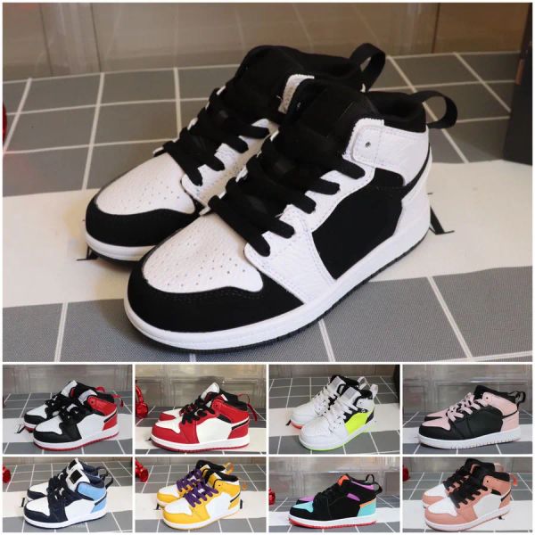 

bicycle shoes discount jordns kids shoes j1 1s basketball children boy girl 1 3 bred black red white sneakers chaussures zapatos